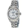 Image 3 : Rolex Ladies Stainless Steel Mother Of Pearl Diamond Quickset Datejust Wristwatch