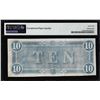 Image 2 : 1864 $10 Confederate States of America Note T-68 PMG Choice Uncirculated 64EPQ