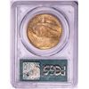 Image 2 : 1922 $20 St. Gaudens Double Eagle Gold Coin PCGS MS61 Old Doily Holder