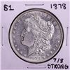 Image 1 : 1878 7/8TF Strong $1 Morgan Silver Dollar Coin