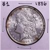 Image 1 : 1886 $1 Morgan Silver Dollar Coin
