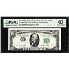 Image 1 : 1950 $10 Federal Reserve Note St. Louis Fr.2010-HW Wide PMG Choice Uncirculated 63EPQ