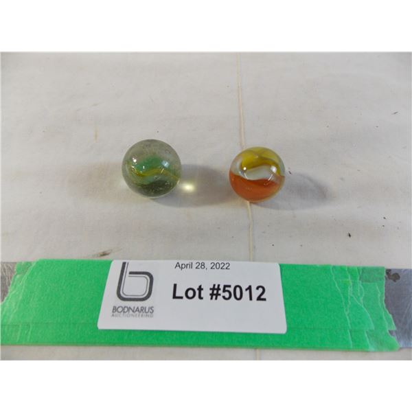 (2) Shooter marbles