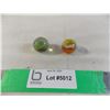 Image 1 : (2) Shooter marbles