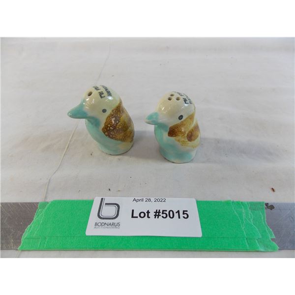 Salt & Pepper shakers "I'm from Bendigo" with corks