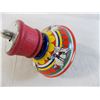 Image 2 : Wind up spring toy - working - wood + tin - made in USA