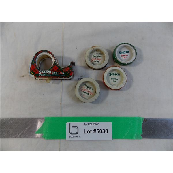 Vintage scotch tape dispenser + refills