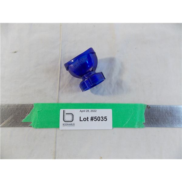 Wyeth Blue Cobalt (plastic) eye wash cup