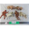 Image 1 : Vintage plastic cowboys + indians + animals
