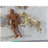 Image 3 : Vintage plastic cowboys + indians + animals