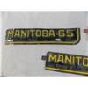 Image 2 : 1965, 66, 69 Manitoba License plate renewal tabs