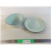 Image 1 : Enamel Bowl + Plate