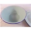 Image 2 : Enamel Bowl + Plate