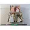 Image 1 : (4) Dancing wedding dolls (musical wind up) - with boxes, receipts
