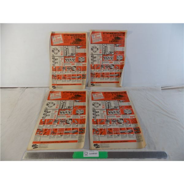 (10) old bumper to bumper flyers