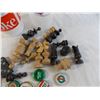 Image 5 : Coca Cola Cups, Misc Bottle caps, wood chess pieces, family photo album black and white photos from 