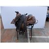 Image 1 : *Horse Saddle 15"(length of seat) - F.Eamor High River Alberta - STAND NOT INCLUDED