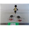 Image 1 : Mr Peanut oil jar (ceramic) + 2 oreo cookie toys (rubber)
