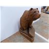 Image 4 : *Bear Wood Carving - 2ft tall