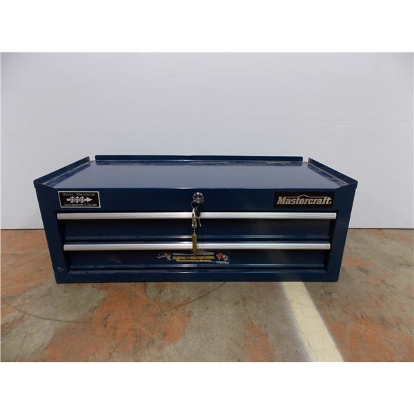 *Workbench Toolbox - 2 drawer full of tool sets (with keys) - 27W 12D 10T