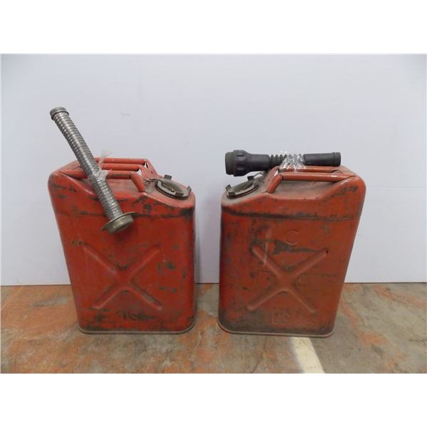 *(2) Metal gas cans
