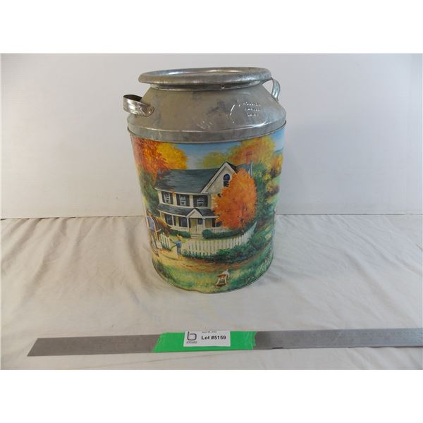 Tin popcorn container