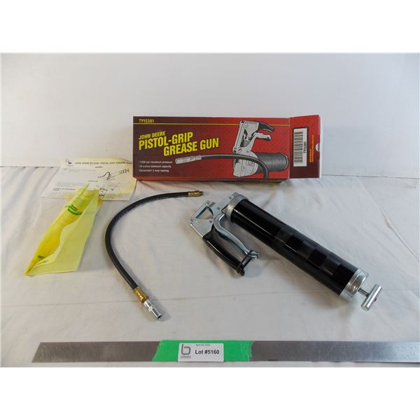 John Deere pistol grip grease gun - in box