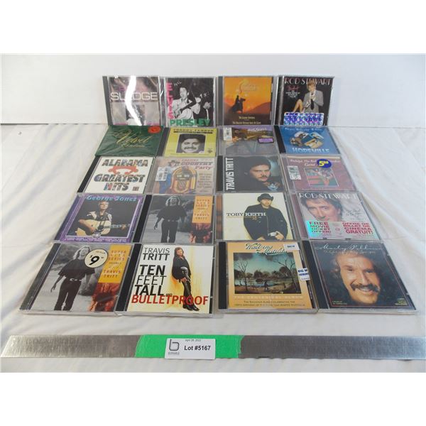 (20) Country music CD's - some sealed