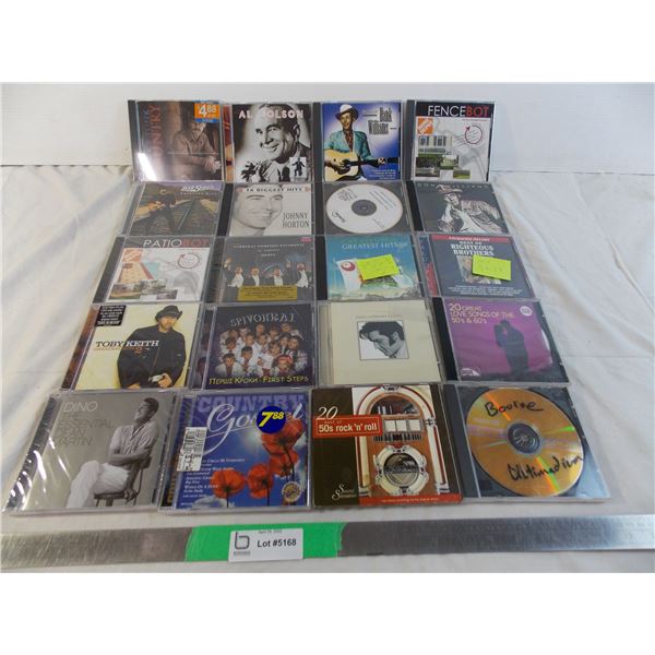 (20) Country + misc music CD's - some sealed