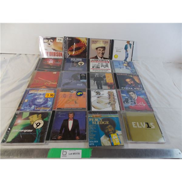 (20) Music CD's - some sealed