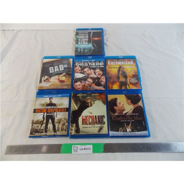 (7) Blu-Ray movies - action + comedy