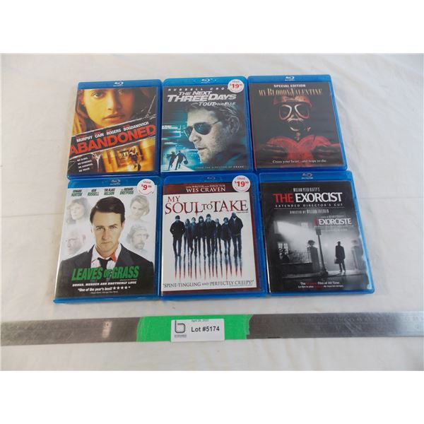 (6) Blu-Ray movies - suspense