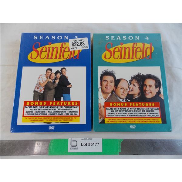 Seinfeld DVD Season 3 + 4 - new