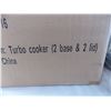 Image 2 : Turbo Cooker wok - new in box 2 lids + 2 bases