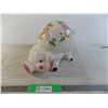 Image 1 : Giant pig bank - approx 10" tall