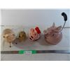 Image 1 : Teapot, potato pog, candy dish, santa bank