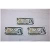 Image 2 : (3) 1 Canadian Dollar Bills