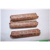 Image 3 : 3 rolls pennies 1960’s,2 rolls assorted quarters