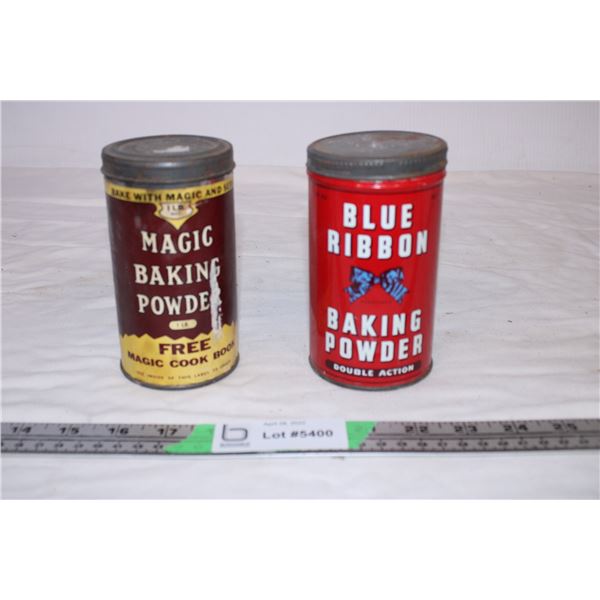 Baking Powder Tins