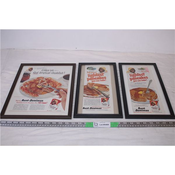 Aunt Jemimas framed magazine pictures