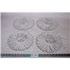 Image 1 : Glass Sunflower tea plates