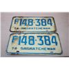 Image 3 : 1976 Saskatchewan License Plates (4)