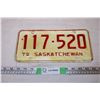 Image 1 : 1975 Saskatchewan License Plate