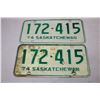 Image 2 : 1971,74 Saskatchewan License Plates (4)