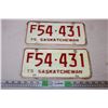 Image 1 : 1975 Saskatchewan License Plates (2)