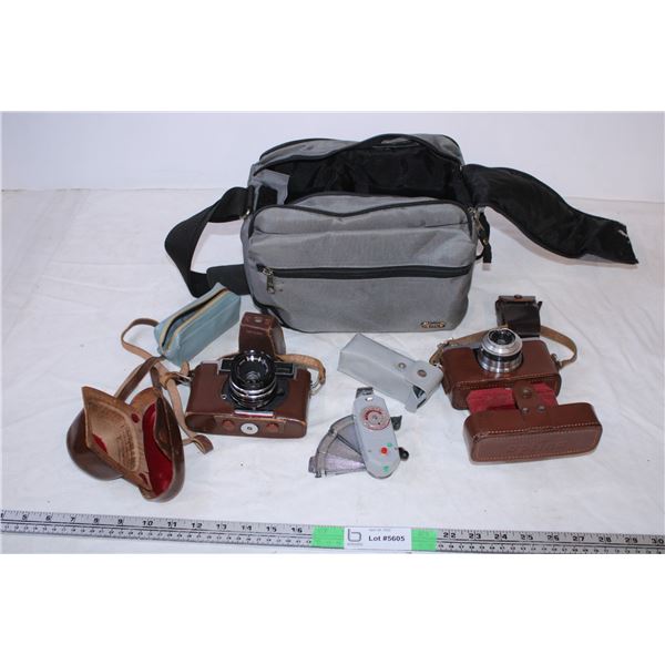 Yashica,Optina Cameras,bag and accessories