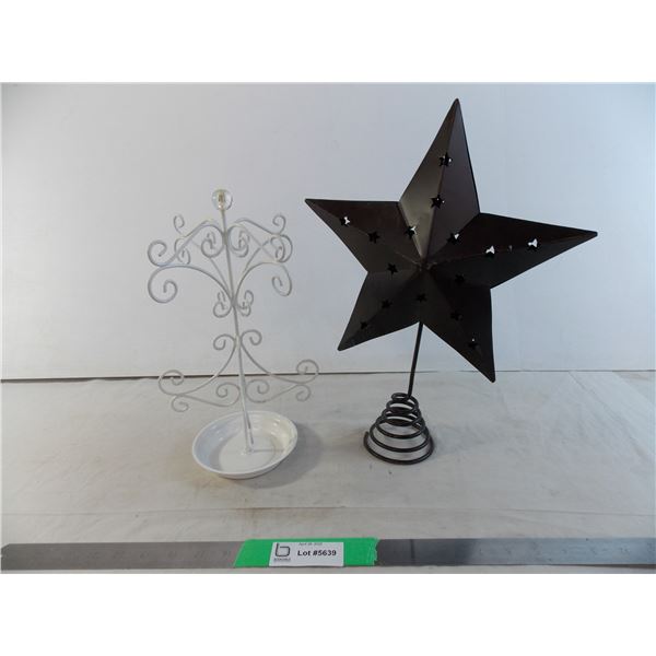 Metal tree stand + metal star