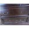 Image 5 : *Dresser with mirror on top (no mounting bolts) - missing handles, damage on side and top - 63"wide 