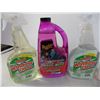 Image 2 : Cleaning solution bottles (used)