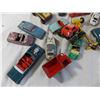 Image 2 : Vintage toy car lot (Dinky Toys) with wooden garage